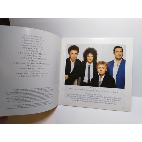 Classic Queen CD Album Pop Rock Collection HR-61311-2 Hollywood Radio Ga Ga Hits - Picture 5 of 7